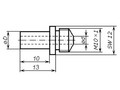 Насадка V-16/36, 10 мм для заклепки 5 и 6 мм GESIPA 7179367 rrrr