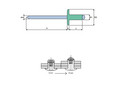 Заклепка вытяжная 4,8х26 (алюминий/сталь) широкий бортик  Qonnect 10AS24826 rrrr