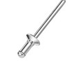 Заклепка вытяжная многозажимная 4,8х14 (алюминий/сталь) потайной бортик Qonnect 15AS44814 rrrr
